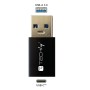 Adattatore Convertitore USB 3.0 USB A Maschio a USB-C&trade Femmina Nero