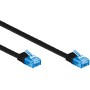 Cavo di Rete Patch Flat in Rame Cat.6A UTP 20m Nero