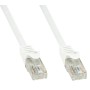 Cavo di rete Patch in CCA Cat.5E Bianco UTP 0,5m