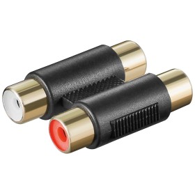Adattatore audio doppio RCA Femmina/Femmina