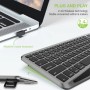Tastiera Bluetooth Wireless 2,4 GHz per Smart TV Retroilluminata con Touchpad