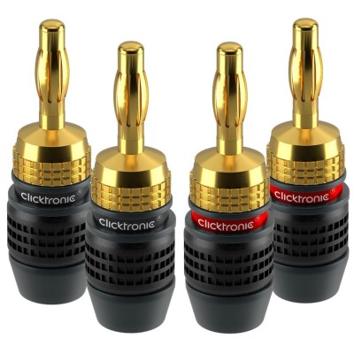Connettore a Banana SimpleLock 6.0 mm² 2 coppie (2x2 connettori)