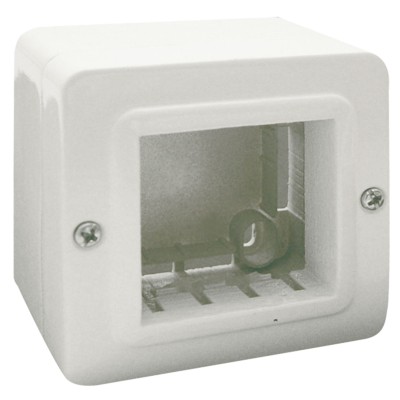 Contenitore Autoportante Minicanali IP40 S44 2 Moduli Bianco
