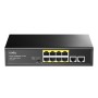 Switch PoE+ 10/100M a 8 Porte con 2 Porte Uplink, FS1010P