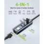 Adattatore Convertitore USB-C&trade a RJ45 Gigabit con Hub 3 Porte USB 5 Gbps