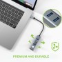 Adattatore Convertitore USB-C&trade a RJ45 Gigabit con Hub 3 Porte USB 5 Gbps