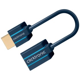 Cavo Adattatore Flessibile HDMI M/F 0,1m Alta Qualit&agrave