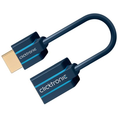 Cavo Adattatore Flessibile HDMI M/F 0,1m Alta Qualit&agrave