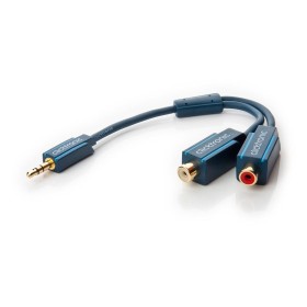 Cavo Audio Stereo 2 RCA F a Jack 3.5 mm M 0,10 m Alta Qualit&agrave