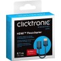 Cavo Adattatore Flessibile HDMI M/F 0,1m Alta Qualit&agrave