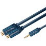 Cavo Audio Stereo 2 RCA F a Jack 3.5 mm M 0,10 m Alta Qualit&agrave