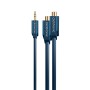 Cavo Audio Stereo 2 RCA F a Jack 3.5 mm M 0,10 m Alta Qualit&agrave