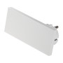 Spina Schuko 16A 2P+T Salvaspazio Super Sottile Smontabile Angolata Bianco