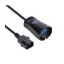 VULTECH CAVO ADATTATORE DI ALIMENTAZIONE IEC14 MASCIO A PRESA BIPASSO/SCHUKO
