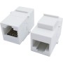 Accoppiatore Keystone RJ45 F/F Cat.5E UTP Bianco
