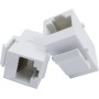 Accoppiatore Keystone RJ45 F/F Cat.5E UTP Bianco