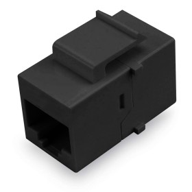 Accoppiatore Keystone RJ45 F/F Cat.5E UTP Nero