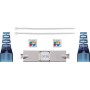 Accoppiatore Inline Toolless Schermato per Cat 6A