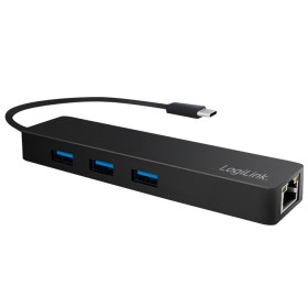 Hub USB-C&trade SuperSpeed 3 Porte USB-A 3.0 Femmina Nero