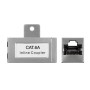 Adattatore Modulare RJ45 STP Cat.6A con Flange di Fissaggio