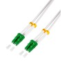 Cavo Fibra Ottica Armato Acciaio OS2 LC/APC Duplex 9/125 2m