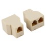 Accoppiatore telefonico 2x 6P6C F a 6P6C F