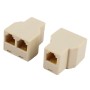 Accoppiatore telefonico 2x 6P6C F a 6P6C F