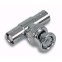 Adattatore BNC a T 1 Maschio 2 Femmine