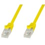 Cavo di rete Patch in CCA Cat.5E Giallo UTP 0,5m