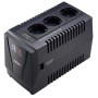 Regolatore automatico di tensione R1 USB 600VA con 3 Prese Schuko Nero