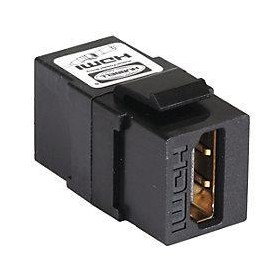Adattatore HDMI F/F Tipo A per Pannelli Patch Nero