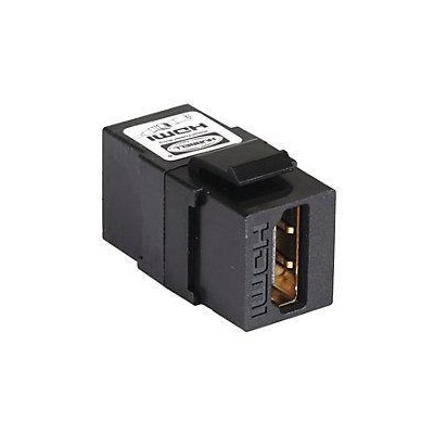 Adattatore HDMI F/F Tipo A per Pannelli Patch Nero