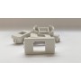 Adattatore Frutti RJ45 Ticino Matix Antibatterico Bianco