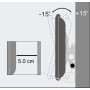 Supporto a Muro per TV LED LCD 40-65'' Inclinabile