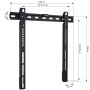 Supporto a Muro Fisso Ultra Slim per TV LED LCD 32-55'' Nero