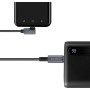 Cavo HighSpeed E-mark PD USB-C&trade Maschio Angolato/USB-C&trade Maschio Dritto 3m Nero