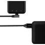 Cavo HighSpeed USB-C&trade Maschio Angolato/USB-A Maschio Dritto 1m Nero