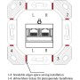 Presa a Muro Esterna 2xRJ45 Cat.6A Bianco