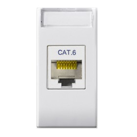 Domus S44 Presa RJ45 Cat.6 UTP Bianco Lucido