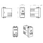 Domus S44 Caricatore USB-A e USB-C&trade 3A 230V Bianco Lucido, 441082USBAC