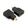 Adattatore HDMI&trade a micro HDMI&trade tipo D F/M