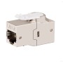 Adattatore Modulare Keystone RJ45 Accoppiatore di Rete Cat.6A F/F Schermato FTP