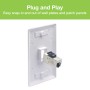 Adattatore Modulare Keystone RJ45 Accoppiatore di Rete Cat.5E F/F Schermato FTP