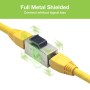 Adattatore Modulare Keystone RJ45 Accoppiatore di Rete Cat.6 F/F Schermato FTP