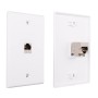 Adattatore Modulare Keystone RJ45 Accoppiatore di Rete Cat.6A F/F Schermato FTP