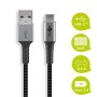 Cavo USB-C&trade a USB A Connettori in Metallo e Rivestimento Tessuto 1,0m