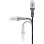 Cavo USB-C&trade a USB A Connettori in Metallo e Rivestimento Tessuto 2,0m