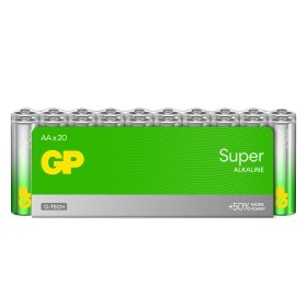 Confezione 20 Batterie GP Super Alcaline Stilo AA 15A/LR6