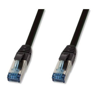 Cavo Patch Cat.6A S/FTP PUR IP20 UV 20m Nero
