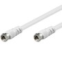 Cavo Antenna Satellite F/F 5 mt bianco